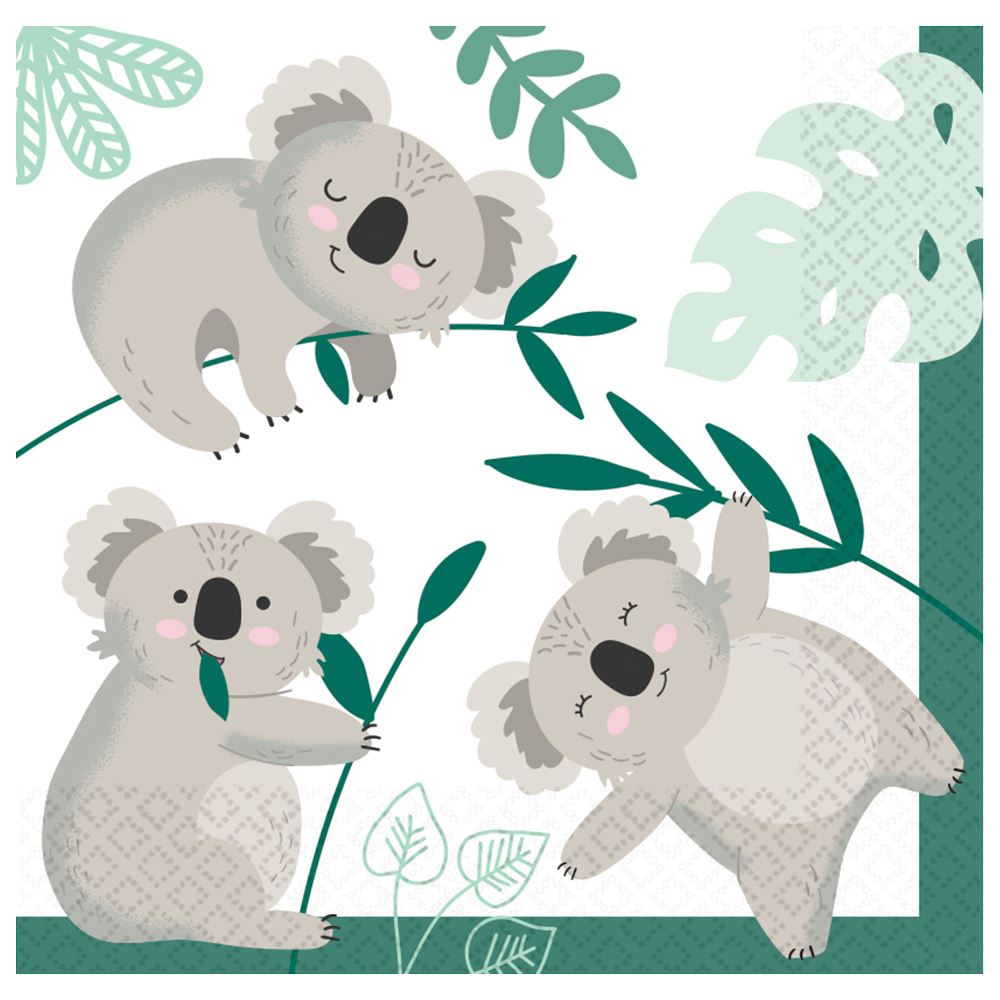 cute-koala-party-paper-napkins-x-16|512717|Luck and Luck| 1