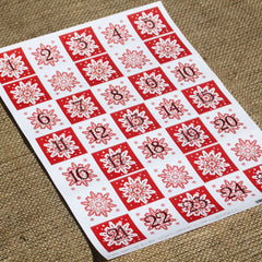 xmas-stickers-twelve-days-of-christmas-stickers-advent-x-35|LLXS12DAY2|Luck and Luck| 4