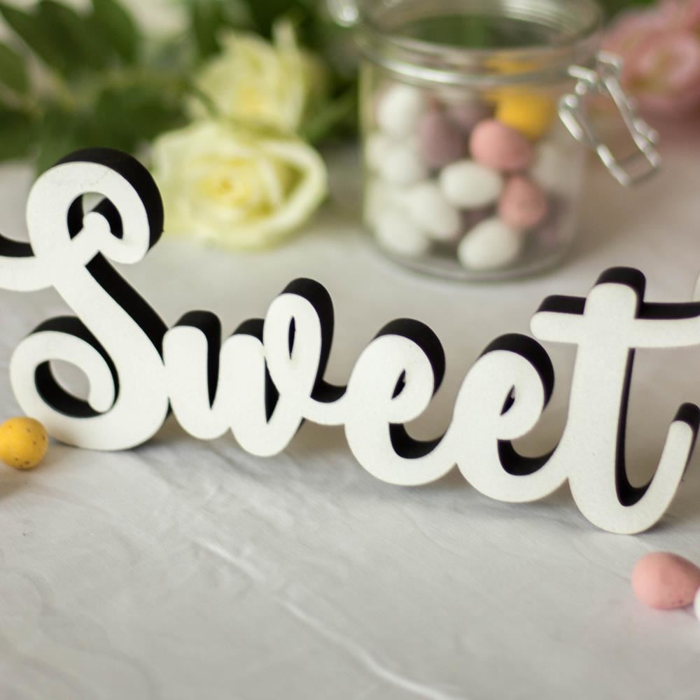 wooden-sweet-bar-standing-table-sign-wedding-party-font-1-white|LLWWSBMF1|Luck and Luck| 3