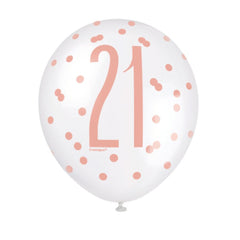 rose-gold-age-21-latex-balloons-x-6|84916|Luck and Luck| 3