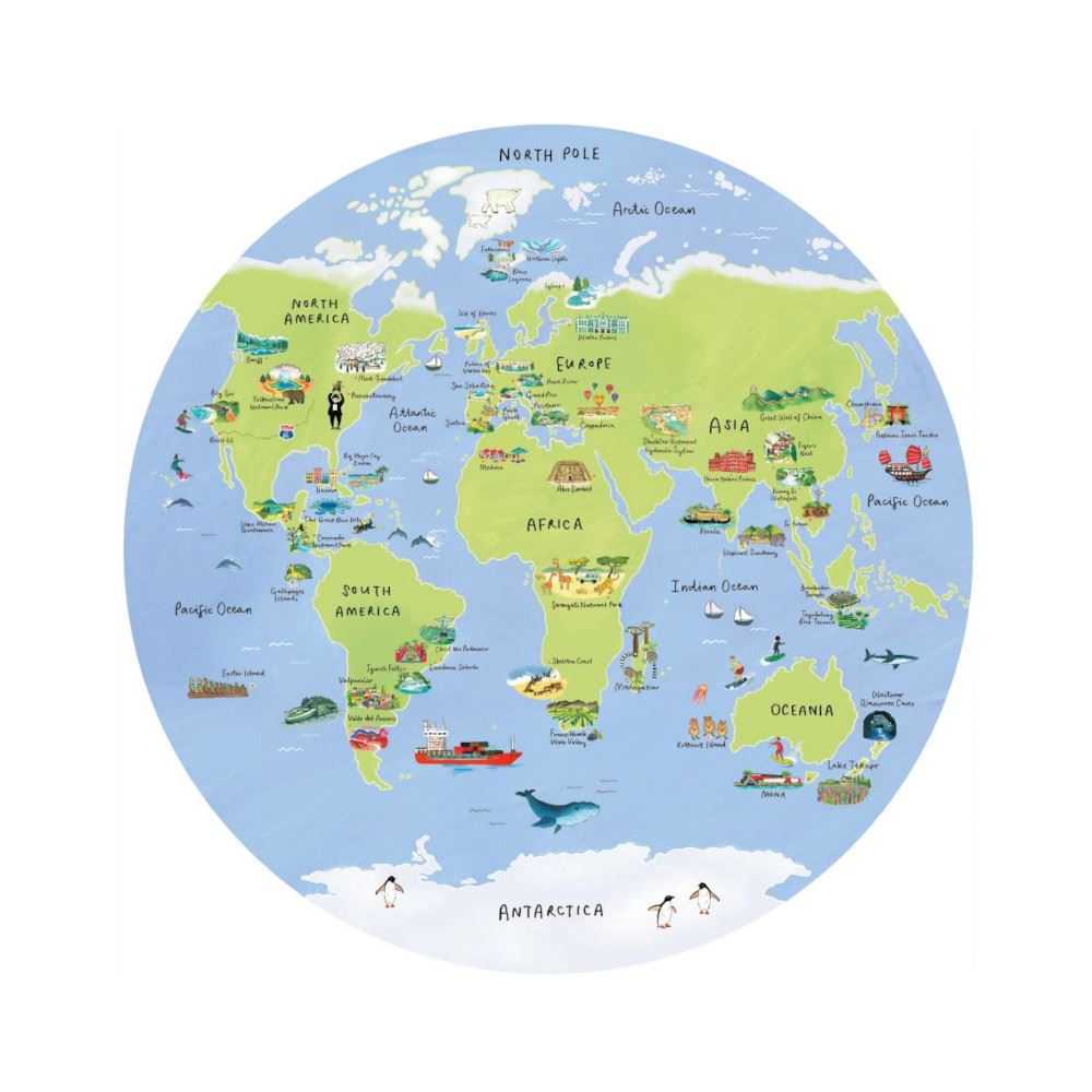 pick-me-up-puzzle-world-map-circular-1000-piece-jigsaw|PUZZ-MAP-WORLD|Luck and Luck| 1