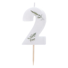 leaf-foliage-number-2-birthday-candle|MIX-577|Luck and Luck|2