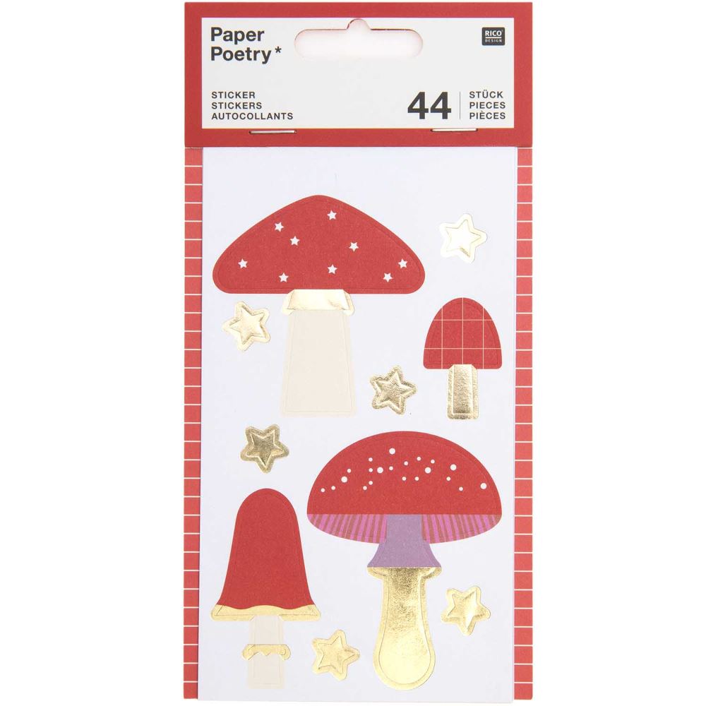 christmas-mushroom-toadstool-stickers-x-44-stickers|99001.84.37|Luck and Luck|2