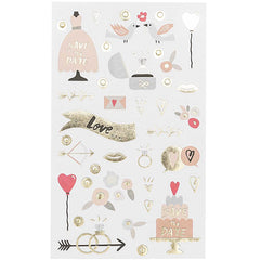 just-married-wedding-day-stickers-x-150-crafts-scrapbooking|990017706|Luck and Luck|2