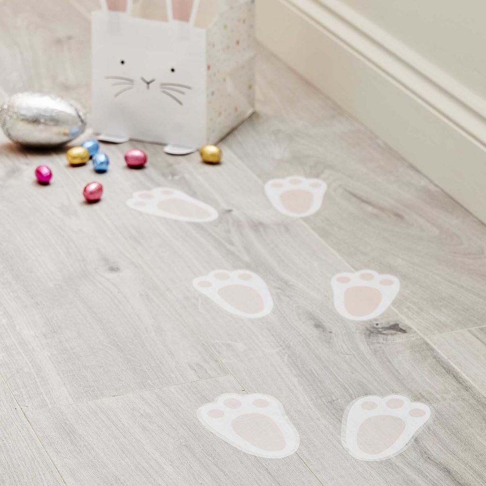 easter-bunny-footprint-floor-stickers-x-10|EGG-225|Luck and Luck| 1