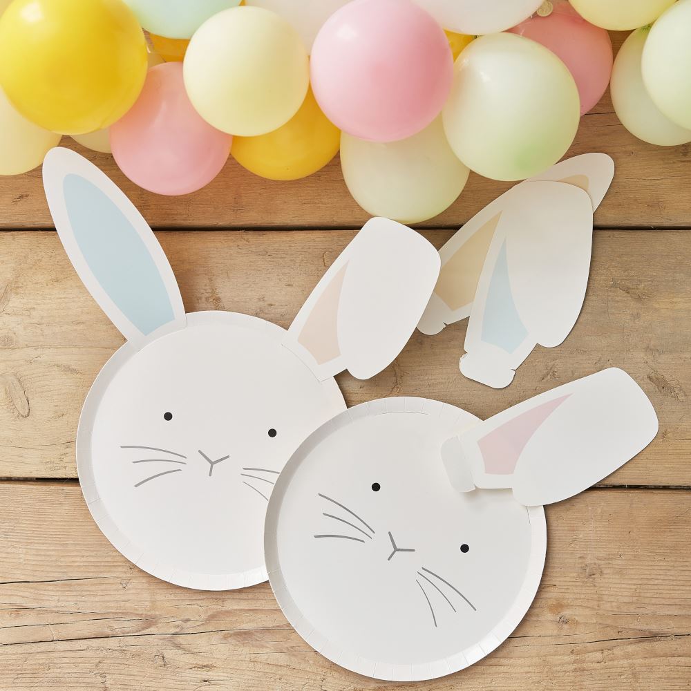 easter-bunny-rabbit-paper-party-plates-x-8|EGG-229|Luck and Luck| 1