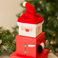small-santa-stackable-christmas-boxes-3-pack|X-29478-BXC|Luck and Luck|2