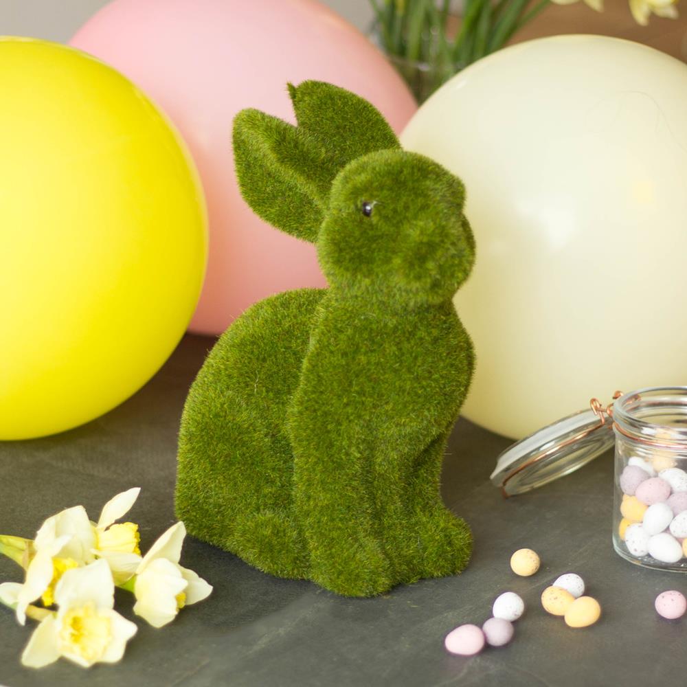 artificial-grass-bunny-rabbit-centrepiece-easter-table-decor|MIXGRASSBUNNYMED|Luck and Luck| 1