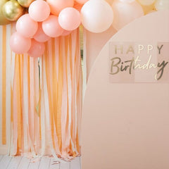 peach-and-gold-streamer-party-backdrop|MIX-455|Luck and Luck| 1