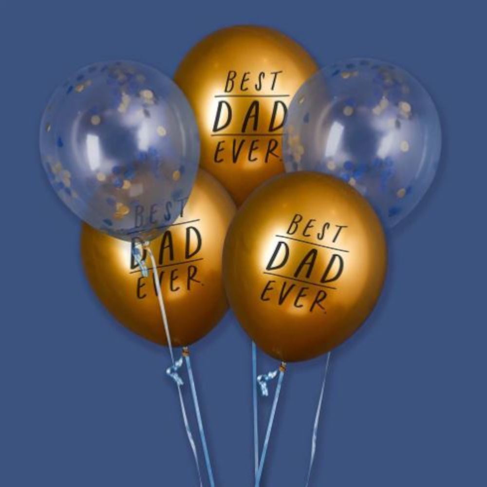 best-dad-ever-balloon-bundle-5-pack-fathers-day-decorations|HBBD104|Luck and Luck| 1
