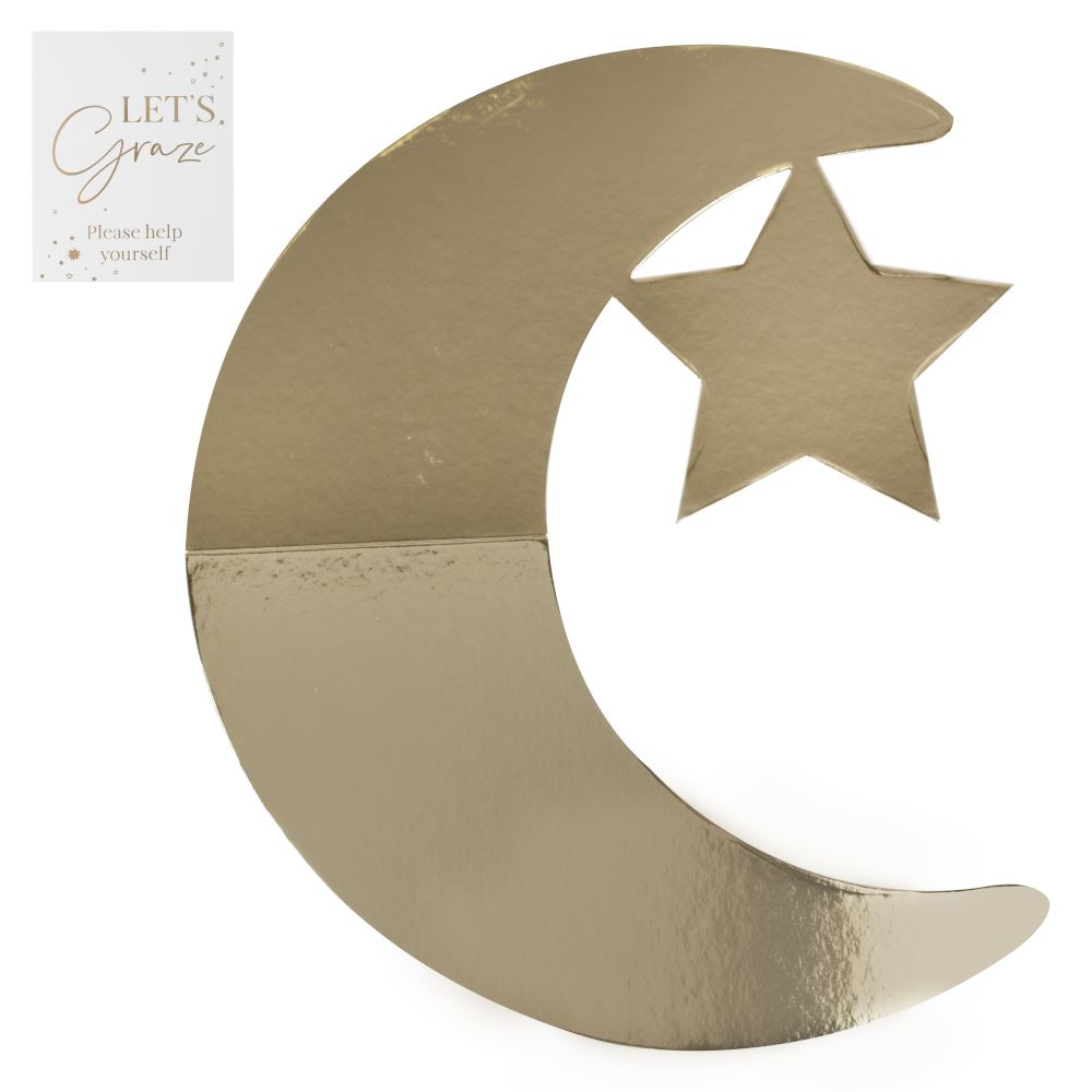 gold-crescent-moon-and-star-grazing-board-eid|EID-105|Luck and Luck| 3