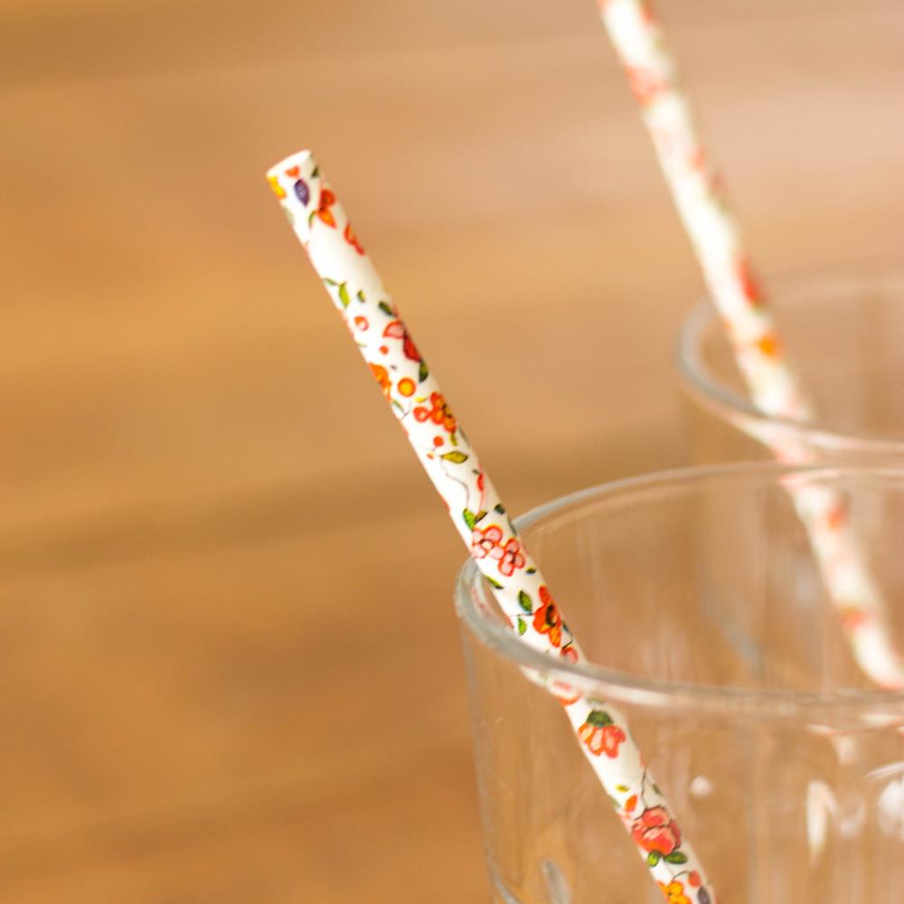 vintage-floral-paper-straws-x-25-wedding-tea-party-alice-in-wonderland|FLOWER02|Luck and Luck|2