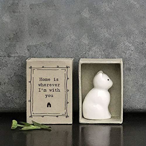 east-of-india-mini-matchbox-cat-home-is-wherever-porcelain-gift|16|Luck and Luck| 1